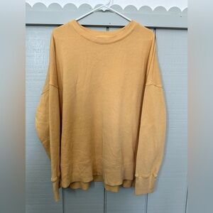 Time and Tru Light Yellow Sweatshirt